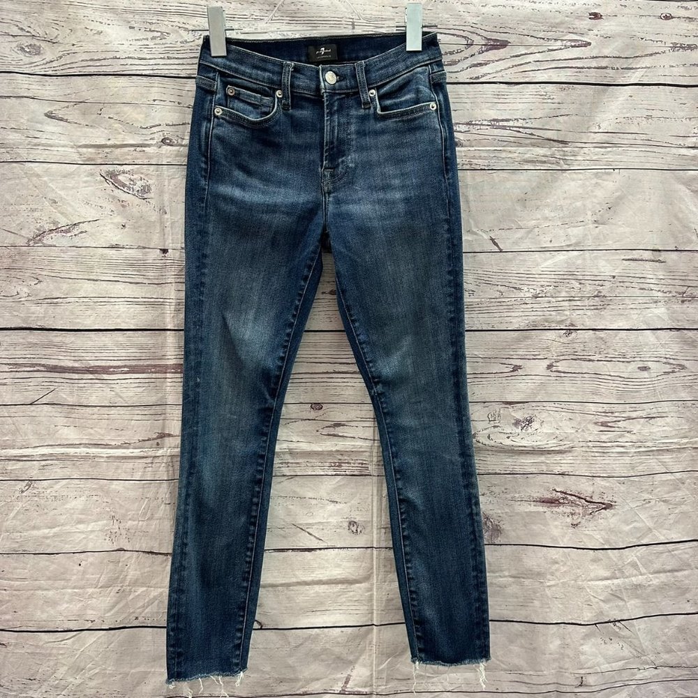 7 For All Mankind Womens Jeans "The Ankle Skinny" Size 24